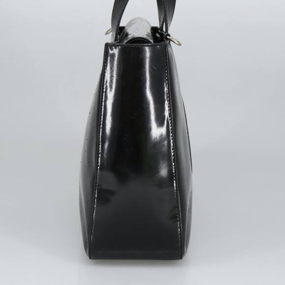 GUCCI Hand Bag Enamel Black Silver 000 1013 000 1013 - Picture 4 of 12